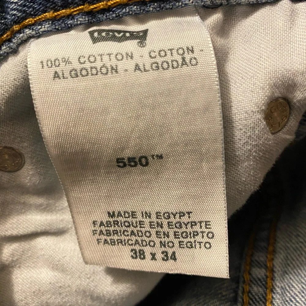 Levi’s 550 Relaxed Fit Tailor Like Taper‎ Men’s Jeans Size 38x34
